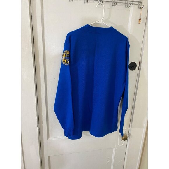 DVCA Dunbar Vocational Career Academy Blue Button Front Cardigan Mens - XL - Picture 5 of 14